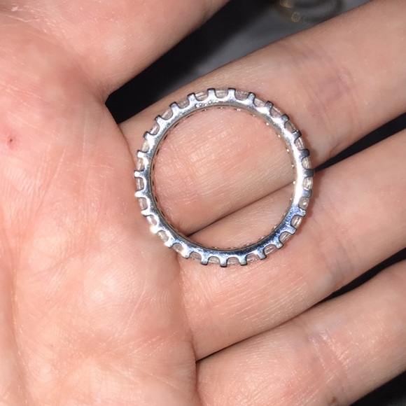 Sterling silver infinity ring stamped 925 - Picture 4 of 7